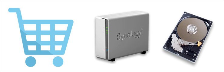 Synology製品の販売イメージ画像